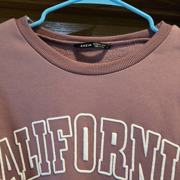 Shein, Women's size Large, Sweatshirt, Crewneck, Good Shape, California - Picture 5 of 7